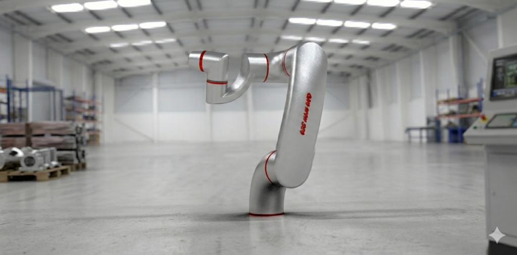 솔리드웍스 과외 수강생이 설계한 6축 다관절 로봇 팔 3D 모델링