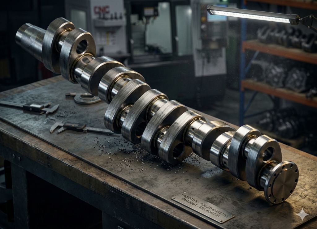 솔리드웍스 과외 수강생이 설계한 기계 CAMSHAFT 캠축 3D 모델링